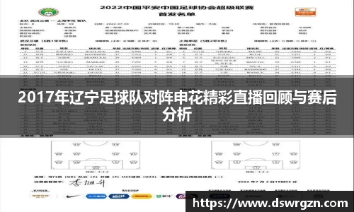 2017年辽宁足球队对阵申花精彩直播回顾与赛后分析